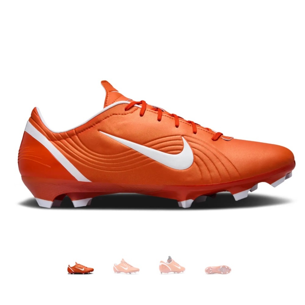 Nike Zoom Mercurial Vapor 1 FG Nike Orange Shock Soccer Cleats White Swoosh 11